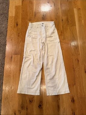 American Eagle Outfitters Cream Casual Pants